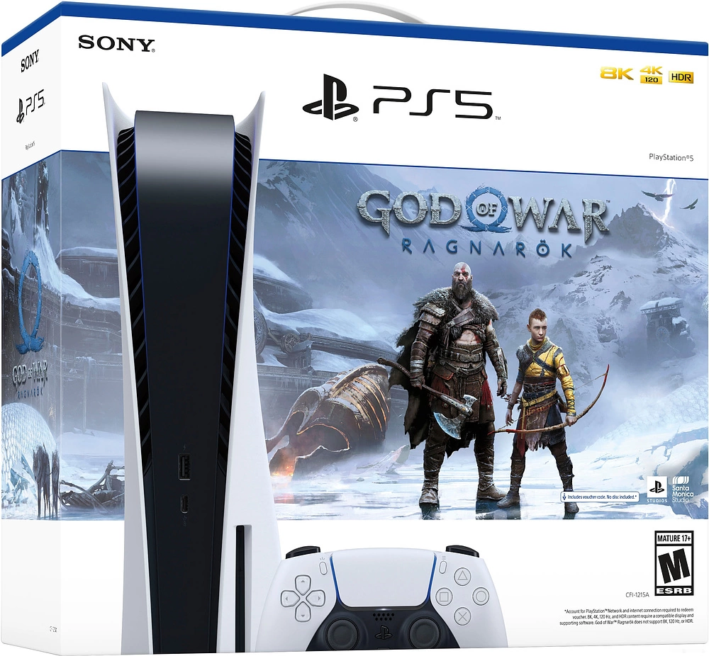 Игровая приставка Sony PlayStation 5 + God of War: Ragnarok - agroup.by