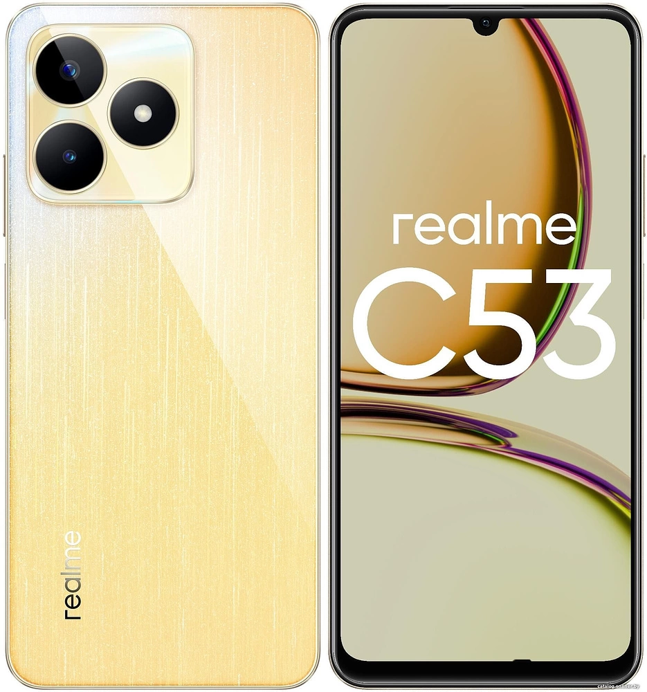 Купить смартфон realme c53 rmx3760 8gb/256gb международная версия  (чемпионское золото) по низким ценам - agroup.by